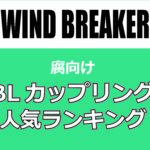 「WIND BREAKER」のロゴとともに、「腐向け BLカップリング 人気ランキング」と書かれたグリーン基調のバナー画像。